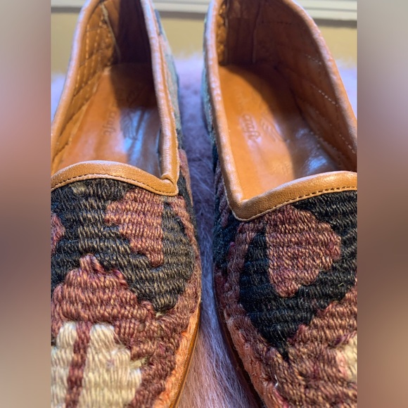 Anka Craft Kilim leather Loafers SZ 38 handmade in turkey - Picture 2 of 14